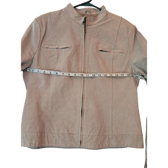 Women's Uniform John Paul Richards Suede Leather Jacket Size 12 - Picture 10 of 16